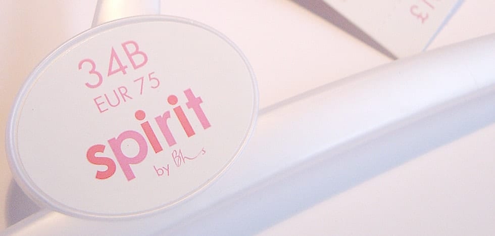 Bhs Spirit teen bra brand identity design by Paul Cartwright Branding.