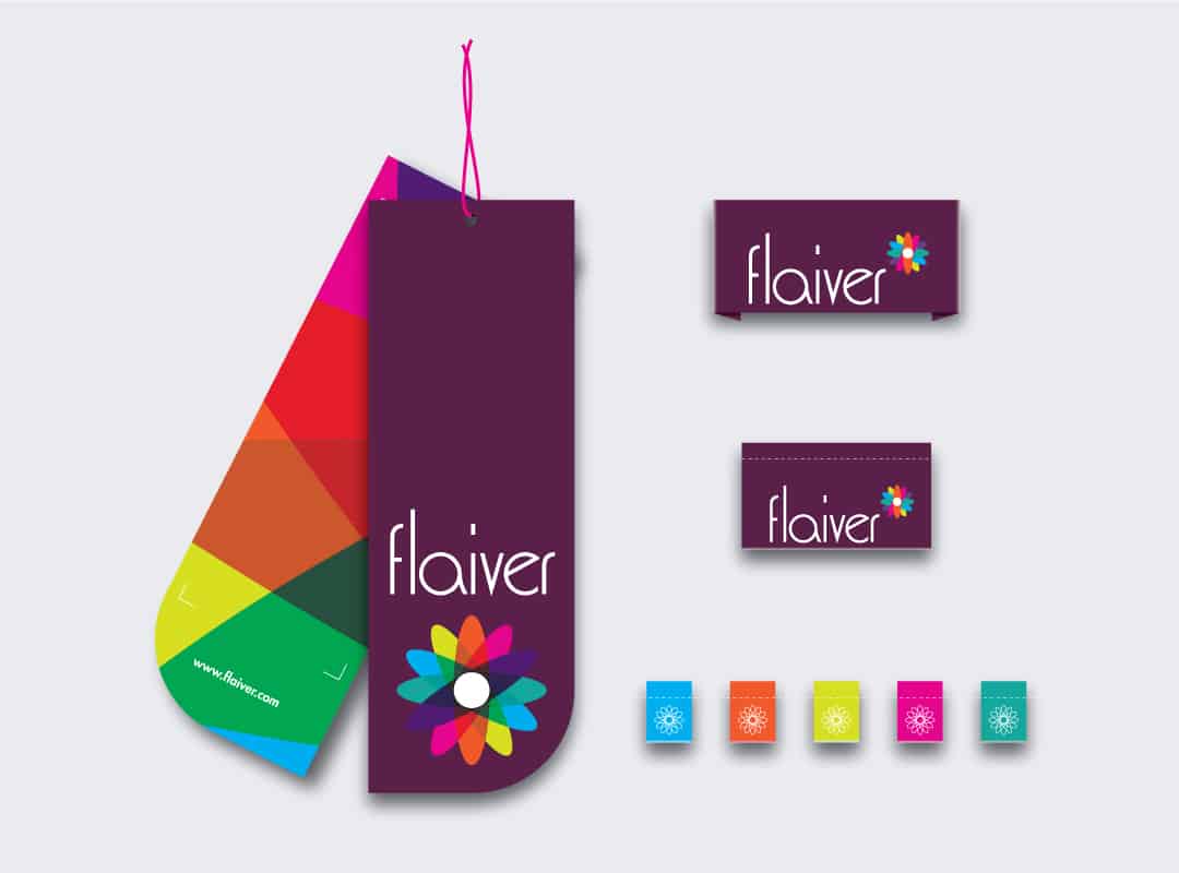 Flaiver women's fashion product branding designed by Paul Cartwright Branding.