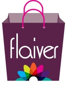 Flaiver Fashion shopping bag icon designed by Paul Cartwright Branding.