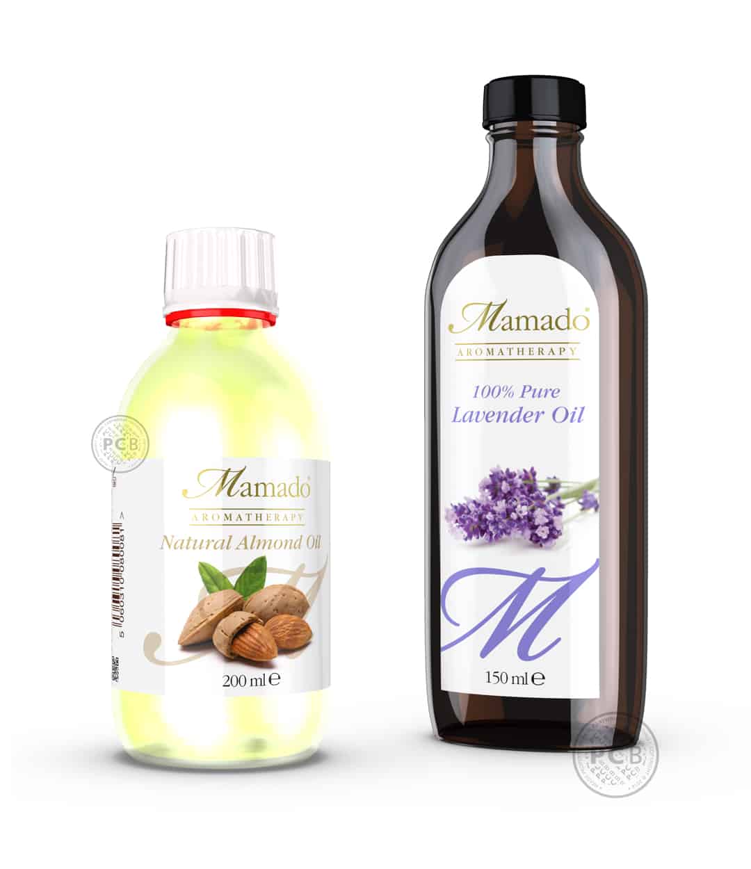 Mamado Aromatherapy essential oils label graphics design visuals by Paul Cartwright Branding.