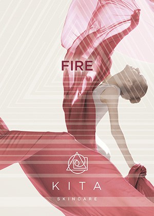 KITA'Fire' element point of sale imagery.