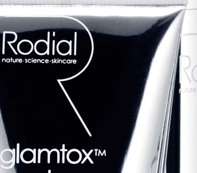 Rodial skincare product range identity design.