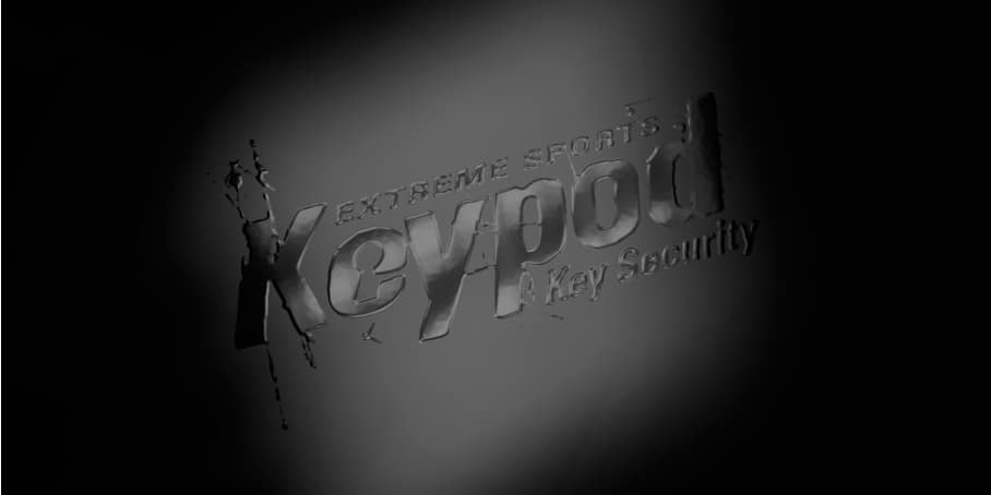Keypod Extreme Sports product logo design.