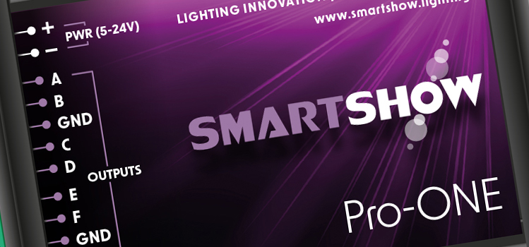 SmartShow LED lighting controller logo refresh