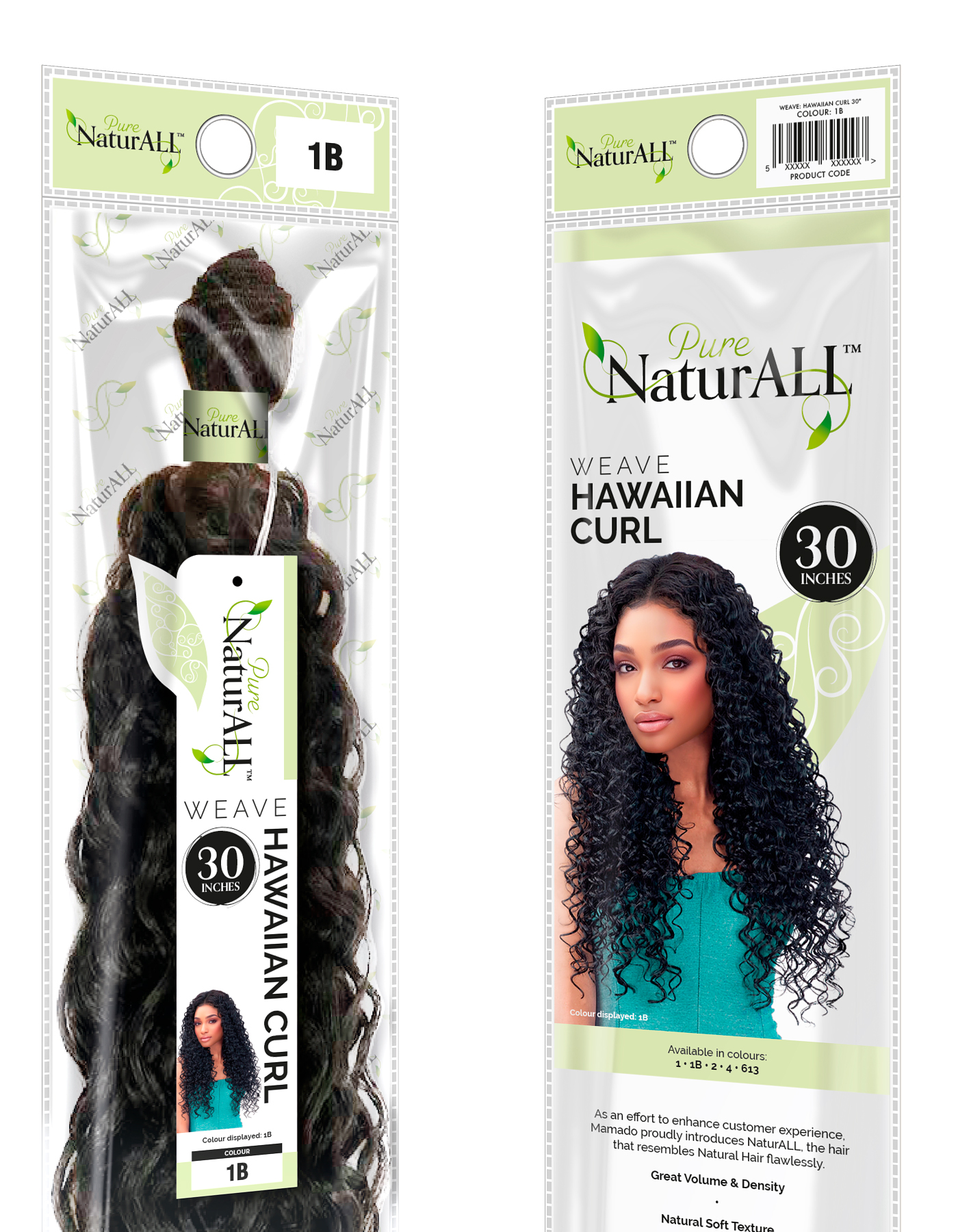 NaturALL hair brand visual identity design by Paul Cartwright Branding.