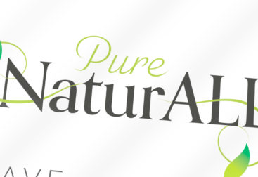 Pure NaturALL hair brand logo design by Paul Cartwright Branding